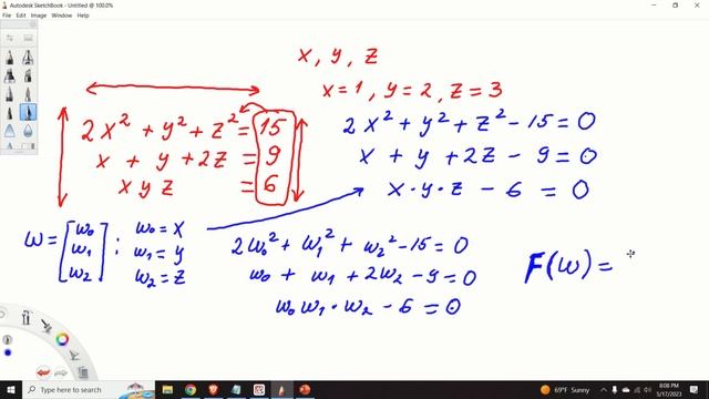 Solve Nonlinear Equations in Python by Using Fsolve() - Without Jacobian Matrix смотреть онлайн