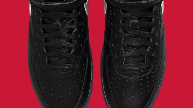 Premium Nike Air Force 1 Mid Appears in Black and Silver DROPS September 8, 2022 - DETAILED LOOK смотреть онлайн