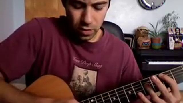 How to Play Flight of the Conchords Robots (Humans are Dead) on Guitar смотреть онлайн