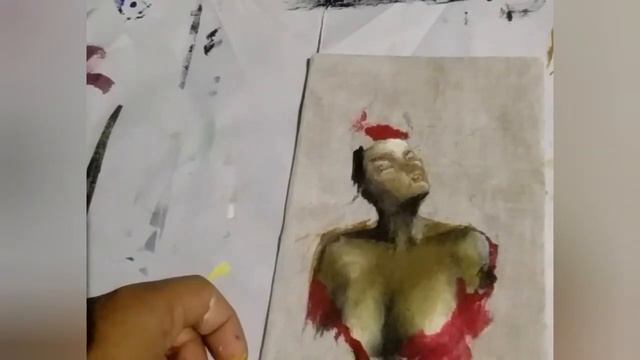 Witchy witch girl / Step by step / acrylic painting смотреть онлайн