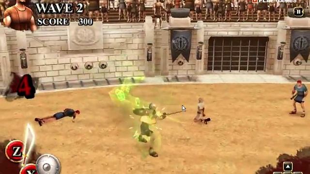 Miniclip game "Gladiator" | The First Waves смотреть онлайн