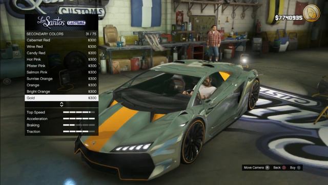 GTAGames.nl - Pegassi Zentorno tuning options - Los Santos Customs - GTA5 смотреть онлайн