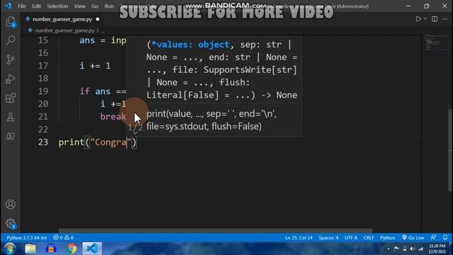 I MADE NUMBER GUESSING GAME IN PYTHON IN JUST 2 MINUTES | INDIVIDUAL PROJECTS IDEAS | DARK TECH 16| смотреть онлайн