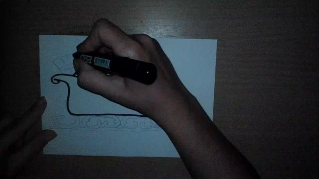 Как нарисовать сани - How to draw a sleigh - 如何画雪橇 Как нарисовать милые рисунки смотреть онлайн