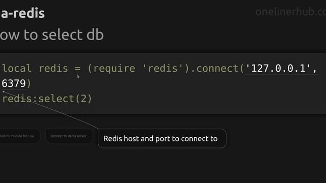 How to select db #lua-redis смотреть онлайн
