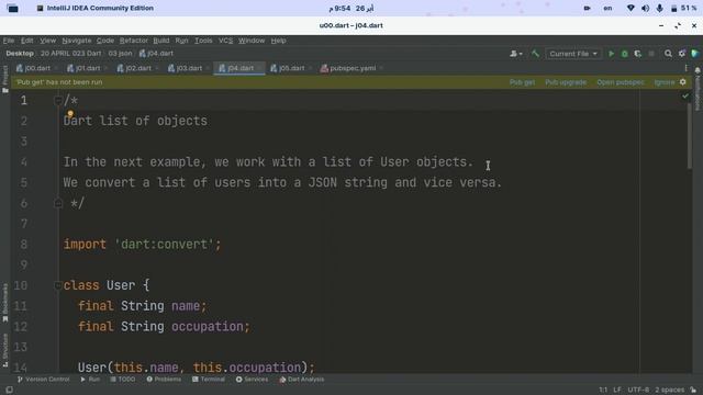 122 خبير لغة دارت - Dart json смотреть онлайн