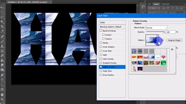 How to Apply Pattern Overlays Using Photoshop Layer Styles смотреть онлайн