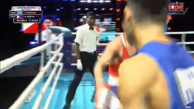 Махмуд Сабырхан против филиппинца на Чемпионате Азии до 22 лет смотреть онлайн