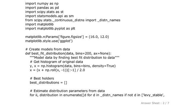 PYTHON : Fitting empirical distribution to theoretical ones with Scipy (Python)? смотреть онлайн