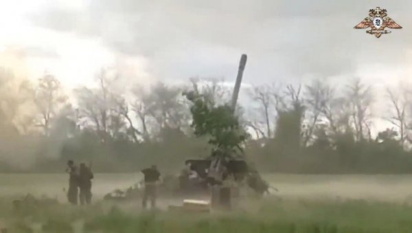 Артподдержка бригады "Кальмиус" под Авдеевкой/Artillery support of the Kalmius brigade near Avdeevka