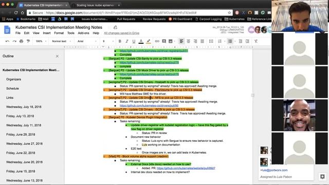 Kubernetes SIG Storage - CSI Implementation Workgroup 20180718 смотреть онлайн