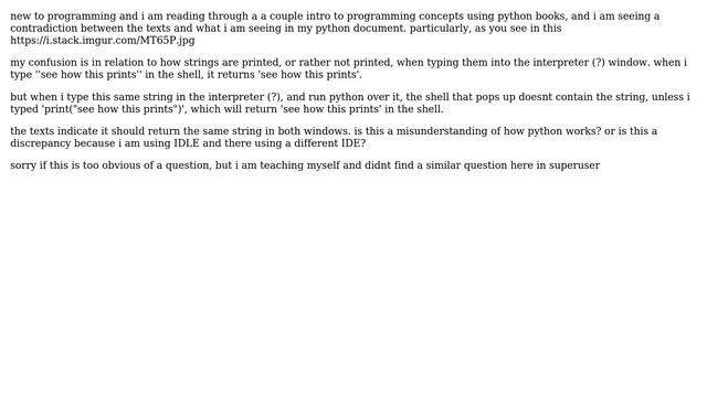 Why do strings print differently in python shell then interpreter window? (2 Solutions!!) смотреть онлайн