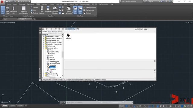 AutoCAD Lot Plan North Arrow - pt1 (Design Center, View Tab) смотреть онлайн