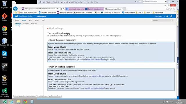 First Week TFS Git Azure смотреть онлайн