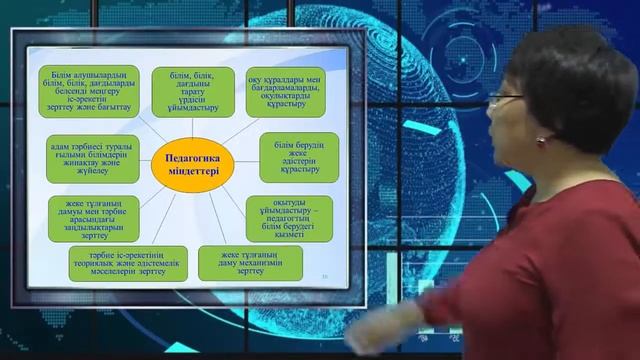 Видеосабақ: "Педагогика пәні, мақсаты, міндеттері" Сарсенгалиева А. Б. смотреть онлайн