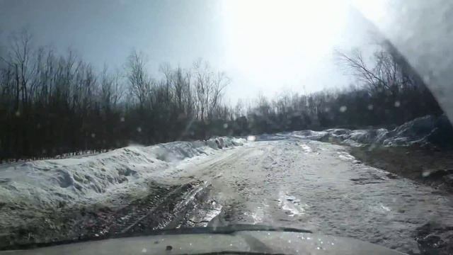 Зимник в Апреле - На внедорожнике Ford Maveric 08.04.2015г. смотреть онлайн