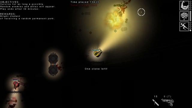 One Clone Left - Crimson - The aim is to survive for 30 mins and not catch a rocket with your face смотреть онлайн