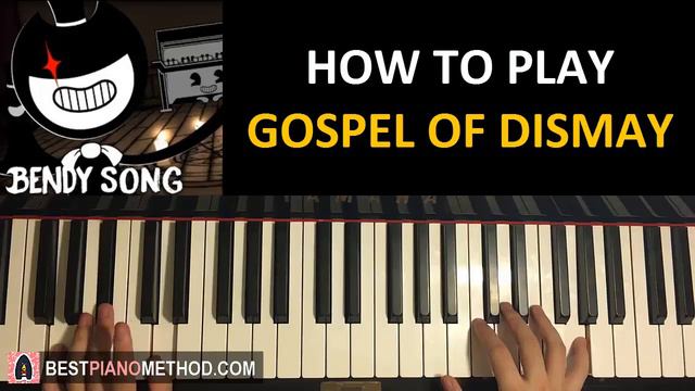 HOW TO PLAY - BENDY CHAPTER 2 Song - Gospel Of Dismay - DA Games (Piano Tutorial Lesson) смотреть онлайн