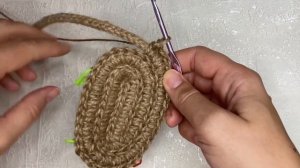 ?Салфетки из джута. ?Овальный ковер из джута?