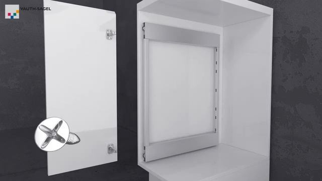 Монтаж бутылочницы VAUTH-SAGEL Сапфир-2 на фасад 150 мм смотреть онлайн