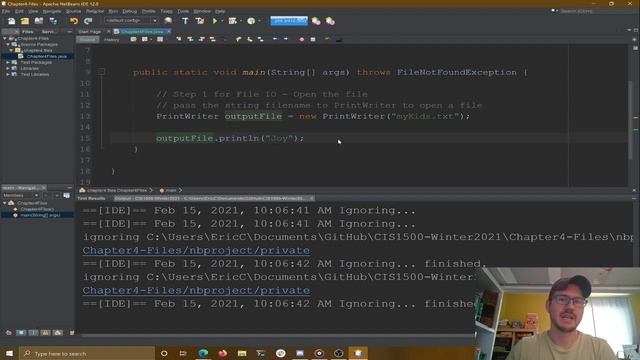 CIS 1500 - Intro to Programming ( Java ) - Files Part 1 - Winter 2021 смотреть онлайн