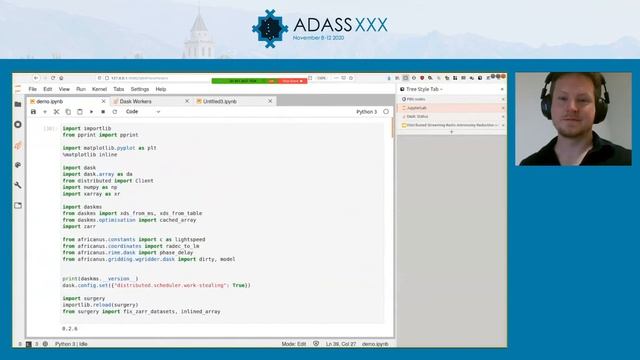 Parallel Radio Astronomy Application Development with Dask and Numba - Simon Perkins смотреть онлайн