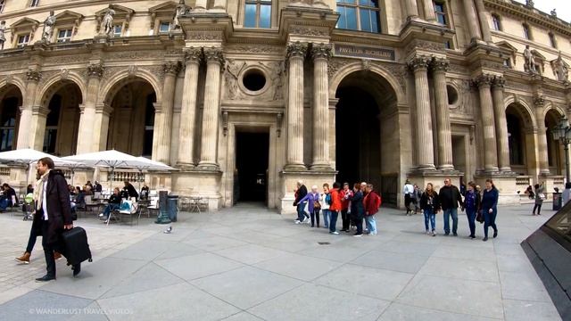 Louvre Museum District, Paris - ?? France [4K HDR] Walking Tour смотреть онлайн