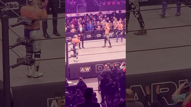 Justin Roberts singing after AEW battle of the belts смотреть онлайн