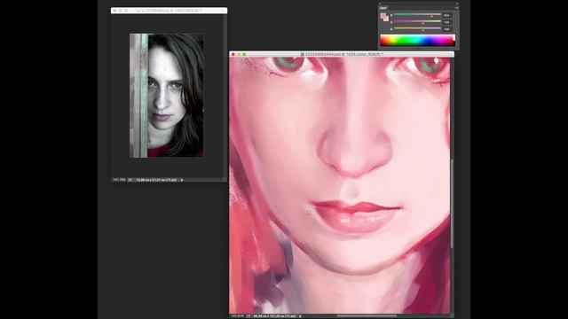 Drawatar.com как создаётся портрет в стиле Digital art смотреть онлайн