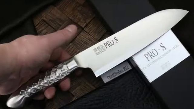 Кухонный нож Kanetsugu Pro-S Santoku 170 мм смотреть онлайн