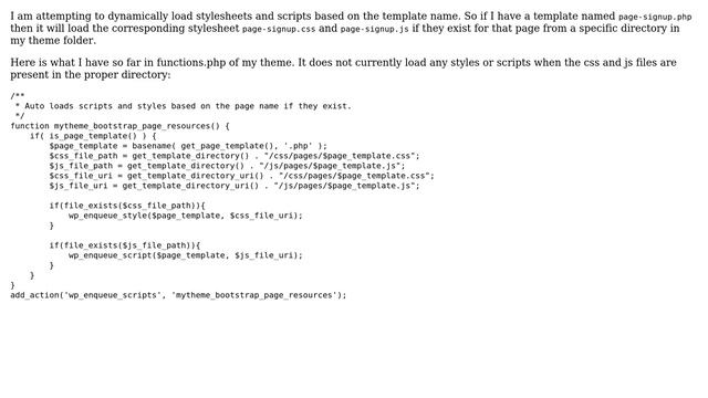 Wordpress: Dynamically Load Styles and Scripts from Theme Functions.php смотреть онлайн