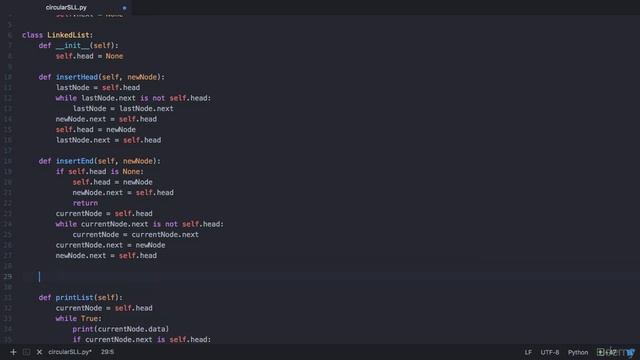 Delete a node from the end of a Circular Singly Linked List смотреть онлайн