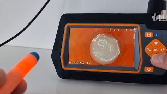 Индустриальный эндоскоп 3.9 mm с цветным LCD дисплеем 4.3