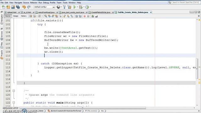 Java Tutorial - How to Create And Write And Delete Text File In Java NetBeans [with source code] смотреть онлайн