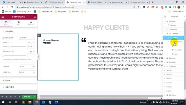 Elementor - Section Slider with Glider - Plugin OoohBoi Steroids for Elementor смотреть онлайн