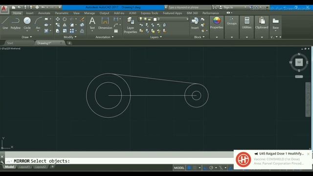 AUTOCAD (2D) FOR BEGINNER | AUTOCAD PRACTICE SKETCH 2 | AUTOCAD BASIC TUTORIAL | ENGINEERING STUDEN смотреть онлайн