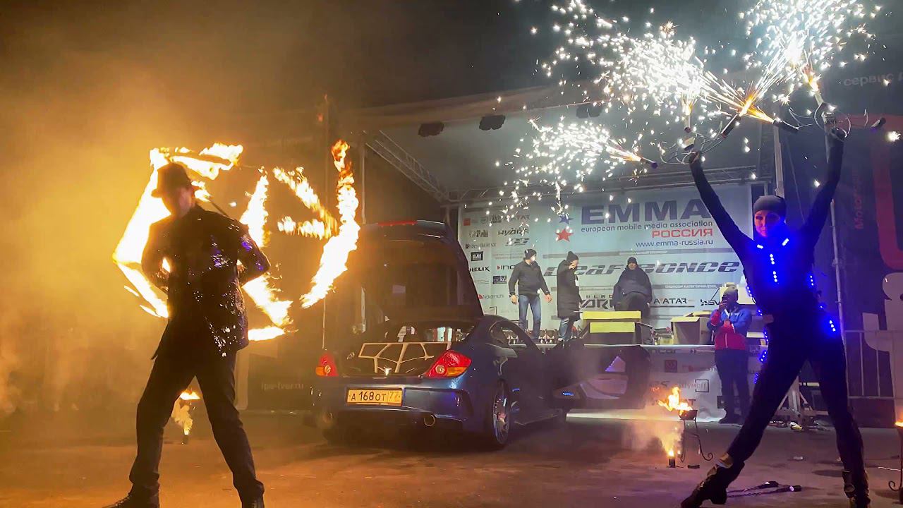 Огненное шоу соревнование по автозвуку г.Тверь смотреть онлайн