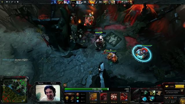 Dota 2 Некрос на Пудже. 6к хп ! Борода ! смотреть онлайн