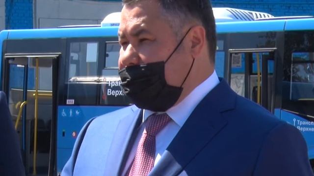 Губернатор Игорь Руденя в Ржеве посетил автобусный парк общественного транспорта смотреть онлайн