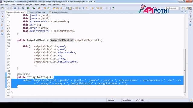 1. PrototypePattern : How to create a Prototype Pattern class in JAVA using Copy Constructor смотреть онлайн