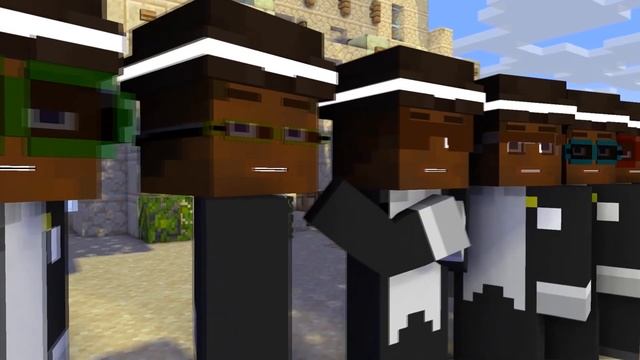 Coffin dance meme in Minecraft video Animations - Танец с гробом в Майнкрафт смотреть онлайн