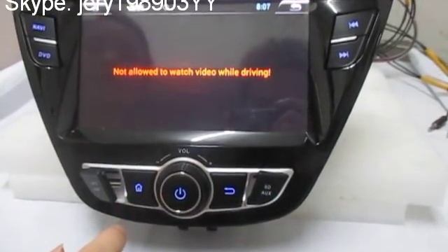 Ouchuangbo 7 inch android 4.2 Hyundai Elantra 2014 Capacitive screen multimedia navi radio смотреть онлайн