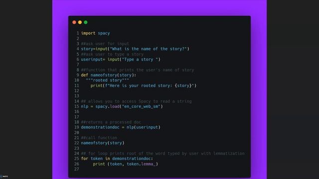 Spacy Project python смотреть онлайн