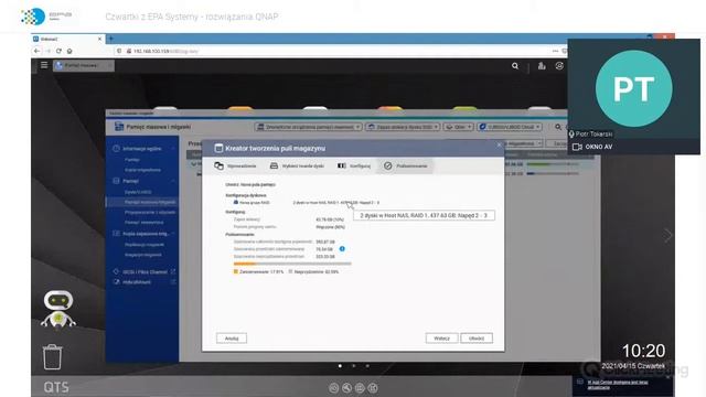 QNAP - pierwsze uruchomienie i konfiguracja bazowa смотреть онлайн