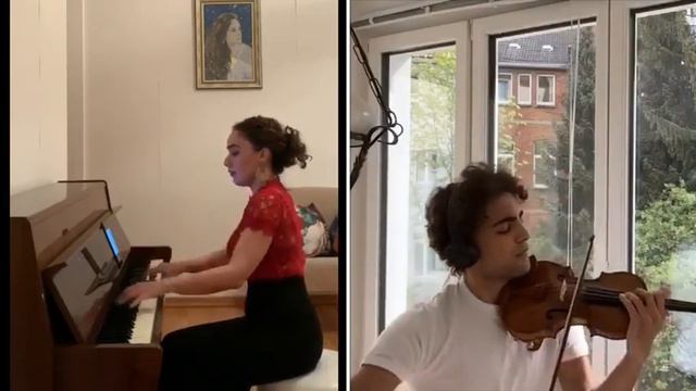 Song from a Secret Garden - Rolf Lovland. Violin - Elvin Hoxha Ganiyev, piano - Zahra Badalbayli смотреть онлайн