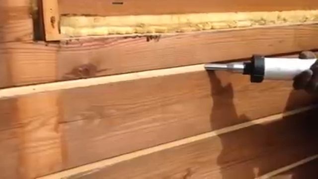 Герметизация швов деревянного дома смотреть онлайн