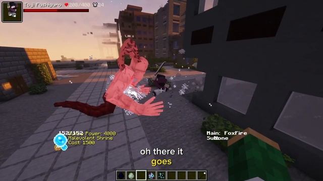 Minecraft Jujutsu Kaisen Mod - Sukuna Moveset смотреть онлайн