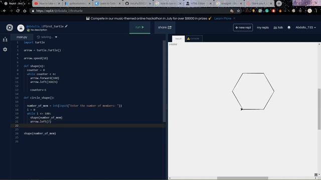 How to draw a circle of of any shape using python смотреть онлайн