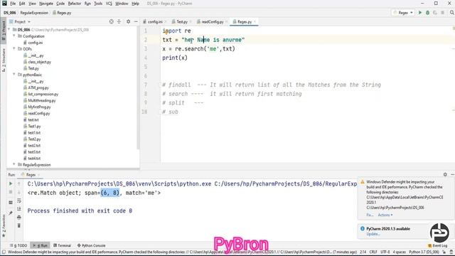 Python RegEx | Python Regular Expressions Tutorial | Python Tutorial | Python Training | Pybron смотреть онлайн