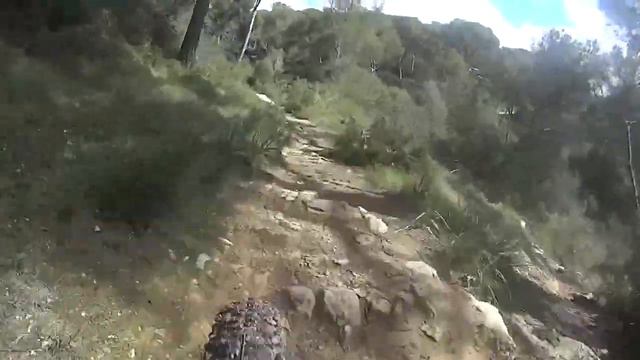 MTB por Castillo de Bellver con Giant Anthem X 29er смотреть онлайн